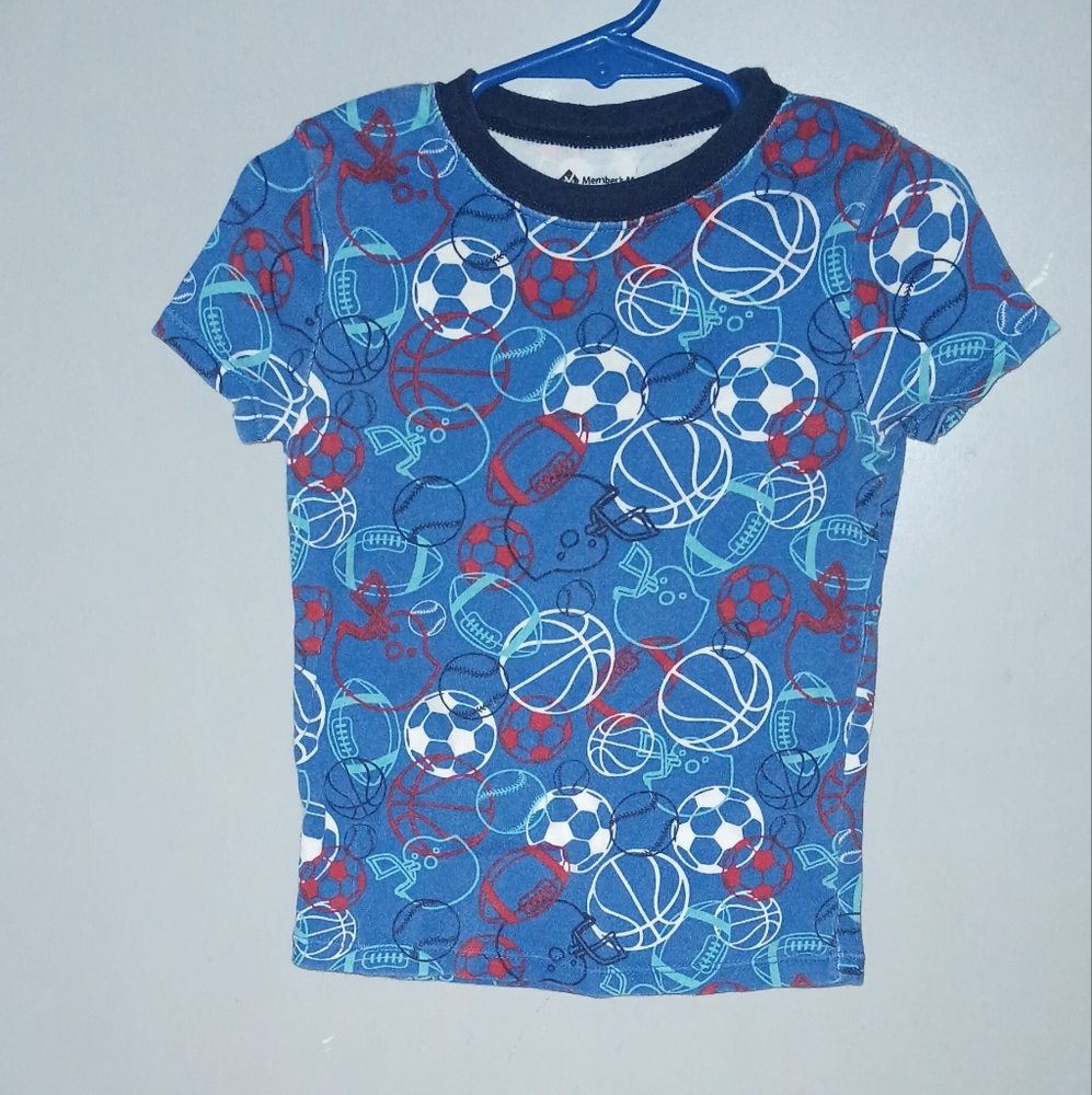 Boy Shirt. Blue. Member's Mark Brand. Size 4T.